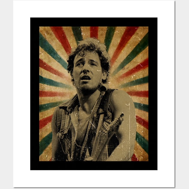 The Boss - Photo Vintage Retro Look Fan Design Wall Art by Janji Joni